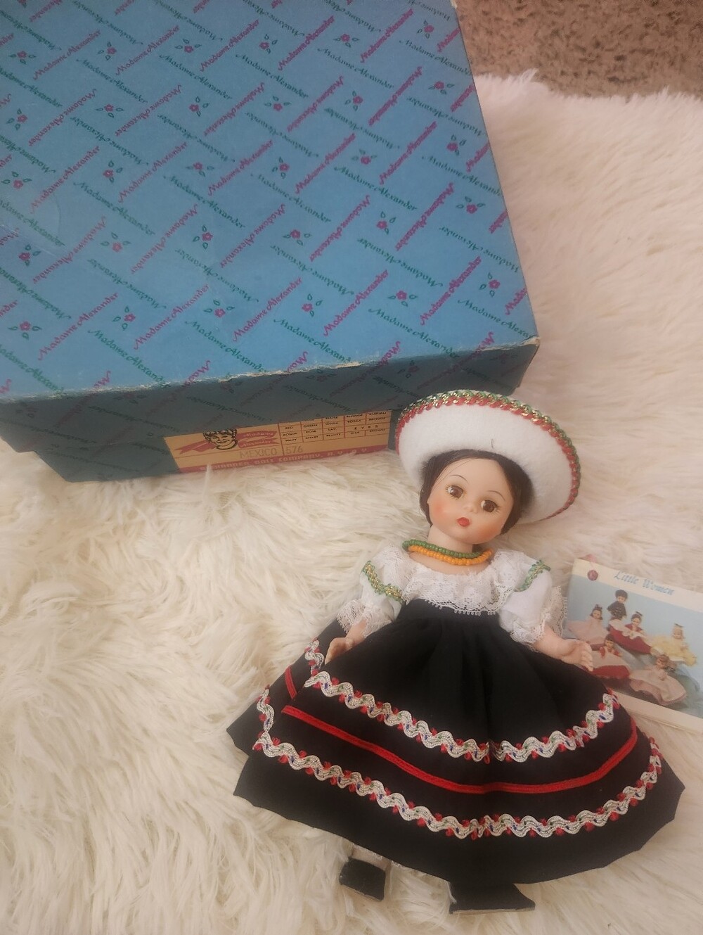 Madame Alexander Vintage Mexico Doll Comes With The Box Multi Color
